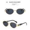 Kính Mát Gọng Oval Phong Cách Âu Mỹ - Thời Trang Nam Nữ, Chống UV, Giá 46.116₫ 5