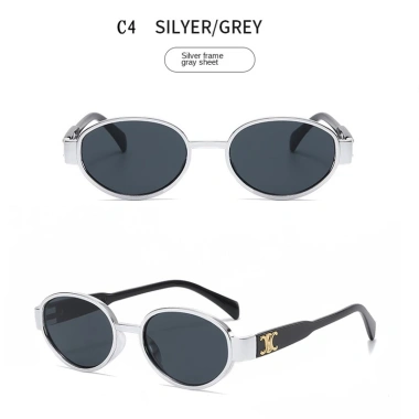 Kính Mát Gọng Oval Phong Cách Âu Mỹ - Thời Trang Nam Nữ, Chống UV, Giá 46.116₫