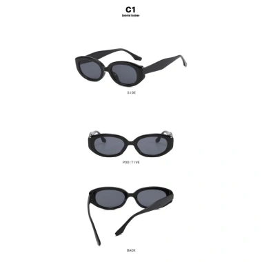 Kính Mát Gọng Oval UV400 - Phong Cách Cổ Điển Nam Nữ, Giao Hàng 24h, Giá 38.000₫
