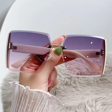 Kính Mát Gọng Vuông UV400 Cho Nữ Thời Trang Bảo Vệ Mắt Giá 34.300
