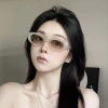 Kính Mát Hình Bầu Dục Nữ Cao Cấp Vintage UV400 - Retro Shade Du Lịch Giá Chỉ 51.840₫ 2