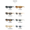 Kính Mát Hình Bầu Dục Nữ Cao Cấp Vintage UV400 - Retro Shade Du Lịch Giá Chỉ 51.840₫ 9