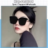 Kính Mát KIQI-FASHION Gọng Vuông Nữ Chống UV Thời Trang COD Giá chỉ 64.137đ