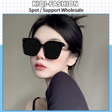 Kính Mát KIQI-FASHION Gọng Vuông Nữ Chống UV Thời Trang COD Giá chỉ 64.137đ