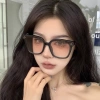 Kính Mát KIQI-FASHION Gọng Vuông Nữ Chống UV Thời Trang COD Giá chỉ 64.137đ 7