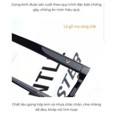 Kính mát nam nữ gọng thời trang Ulzzang chống UV 035 đẹp giá rẻ 12.900₫ 9