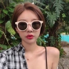 Kính mát nam nữ thời trang mắt tròn - Unisex chống tia UV đẹp biển, giá 15.000₫ 5