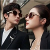 Kính mát nam nữ vuông Vintage, gọng râm chống UV400 - Giá chỉ 189.000₫