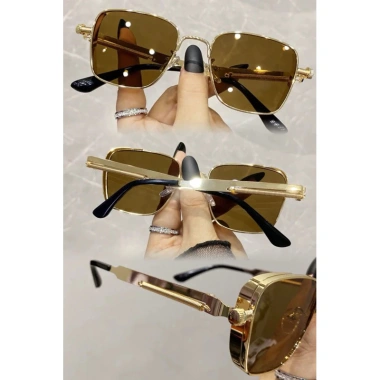 Kính mát nam nữ vuông Vintage, gọng râm chống UV400 - Giá chỉ 189.000₫