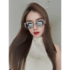 Kính mát nữ cao cấp Jolie: Gọng kim loại viền đá, chống UV400, giá 130k 4