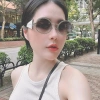 Kính mát nữ cao cấp Jolie: Gọng kim loại viền đá, chống UV400, giá 130k 7