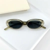 Kính Mắt Nữ OVal Retro Hàn Quốc - Thời Trang Chống UV, Cá Tính, Phù Hợp Chụp Ảnh và Đi Biển Ms12 6