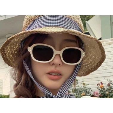 Kính Mắt Nữ OVal Retro Hàn Quốc - Thời Trang Chống UV, Cá Tính, Phù Hợp Chụp Ảnh và Đi Biển Ms12 9