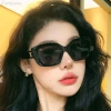 Kính Mát Nữ Samjune Vintage Hình Chữ Nhật Độc Đáo, Cao Cấp, Giá 27.440₫ 2