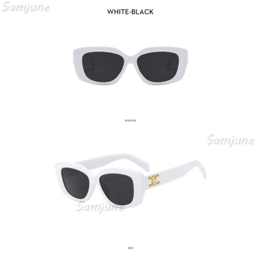 Kính Mát Nữ Samjune Vintage Hình Chữ Nhật Độc Đáo, Cao Cấp, Giá 27.440₫