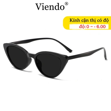 Kính Mát Nữ VIENDO Đen Mắt Mèo UV cao cấp, đa năng xe đạp, thể thao, lái xe - 1-6 độ 7 Kính Mát Nữ VIENDO Đen Mắt Mèo UV cao cấp, đa năng xe đạp, thể thao, lái xe - 1-6 độ 7