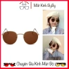 Kính Mát Râm Cận Mắt Nâu Trà Gọng Kim Loại Hàn Quốc Trẻ Trung Lắp Cận Độ Theo Yêu Cầu 150k 2