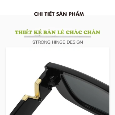 Kính mắt râm mát retro Hàn Quốc cho nam nữ, UV400, giá rẻ 21.900 VND 3