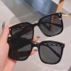 Kính Mát Vintage Nữ Khung Lớn Gương Đen UV400 - Bảo Vệ Mắt, Phong Cách Du Lịch 2