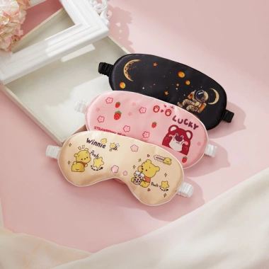 Kính ngủ Disney Hai Mặt Mô Phỏng Lụa - Phá bóng, thoáng khí, dây đeo, bảo vệ mắt dễ thương 5 Kính ngủ Disney Hai Mặt Mô Phỏng Lụa - Phá bóng, thoáng khí, dây đeo, bảo vệ mắt dễ thương 5