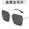 Kính râm COD San9 kim loại viền không khung Ins Hàn Quốc - Giá 86.400₫ 10