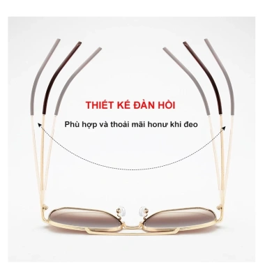 Kính Râm Crnaira M63 Nam Nữ Thể Thao Trẻ Trung Gọng Hợp Kim Thép UV400 5