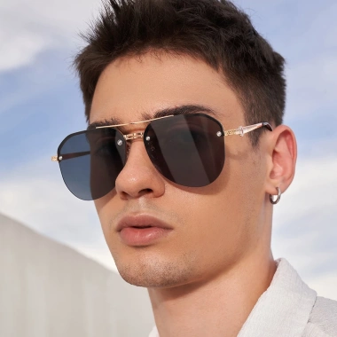 Kính râm đổi màu Nam phi công - Phân cực siêu hot, phù hợp lái xe, câu cá, chỉ 68.000₫