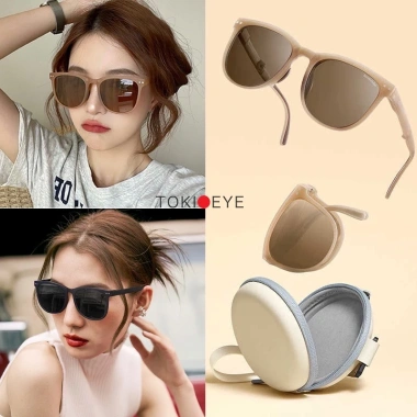 Kính râm gấp gọn Tokio T37 kèm hộp tròn thời trang - Giá chỉ 185.000 VNĐ