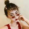 Kính Râm Gọng Tròn Siêu Nhỏ Loại 1 Mắt Thầy Bói Hip Hop Nam Nữ 29.900 VND 6