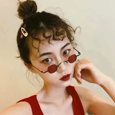 Kính Râm Gọng Tròn Siêu Nhỏ Loại 1 Mắt Thầy Bói Hip Hop Nam Nữ 29.900 VND