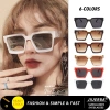 Kính râm gọng vuông cỡ lớn INS thời trang Nữ Nam - Giá chỉ 54.000₫ giảm tới 11.880₫