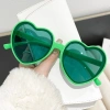 Kính râm hình trái tim tình yêu Unisex UV400, không vành, màu sắc Retro mắt mèo Vintage - Giá 25.137 VND 4