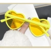 Kính râm hình trái tim tình yêu Unisex UV400, không vành, màu sắc Retro mắt mèo Vintage - Giá 25.137 VND 8