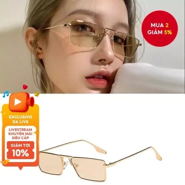 Kính râm màu nam giới thời trang cổ điển, chống tia UV, giá ưu đãi 43.393₫