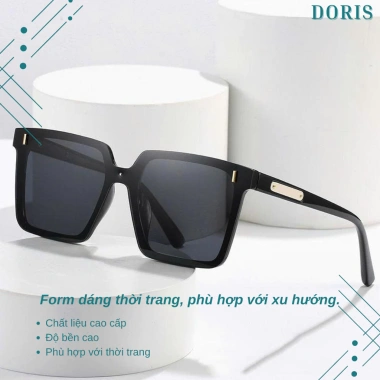 Kính Râm Nam Nữ Dáng Vuông Chống UV, Thời Trang Đi Đường Du Lịch Tiệc - 87.000₫