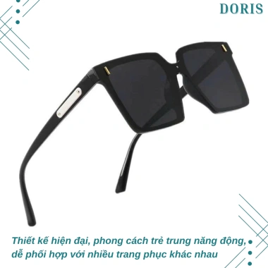 Kính Râm Nam Nữ Dáng Vuông Chống UV, Thời Trang Đi Đường Du Lịch Tiệc - 87.000₫