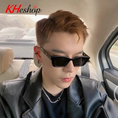 Kính Râm Nam Nữ Gọng Vuông Nhỏ Cổ Điển Bouncy - Phong Cách Hiphop Âu Mỹ, Nhiều Màu, Mã Y1.969, Giá Chỉ 56.000₫ 4
