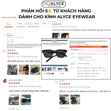 Kính râm nam nữ gọng vuông UV400 bảo vệ mắt hottrend R9 phù hợp du lịch đi đường 70.000₫ 9
