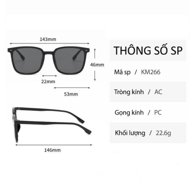 Kính râm nam nữ thời trang nhựa nhẹ, nhiều màu, chỉ 24.900₫ - Bảo vệ mắt 8