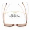 Kính râm nữ gấp gọn phân cực 15.913 - Bảo vệ UV, thiết kế tiện lợi, tặng hộp + thẻ thử 7