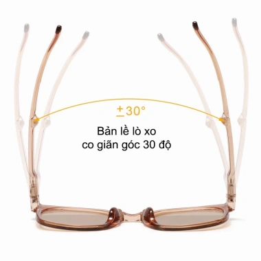Kính râm nữ gấp gọn phân cực 15.913 - Bảo vệ UV, thiết kế tiện lợi, tặng hộp + thẻ thử 7