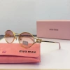 Kính râm nữ MIU MIU Miu Metal hình bầu dục - Giá 143,100₫, giảm ngay