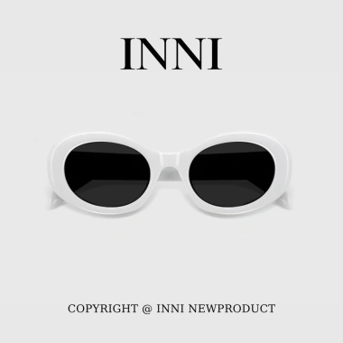 Kính Râm Phân Cực Oval INNI 3.948 Retro Gọng Dày UV400 – Nữ Giá 249k 3