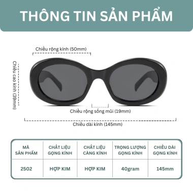 Kính Râm Phân Cực Oval INNI 3.948 Retro Gọng Dày UV400 – Nữ Giá 249k 9