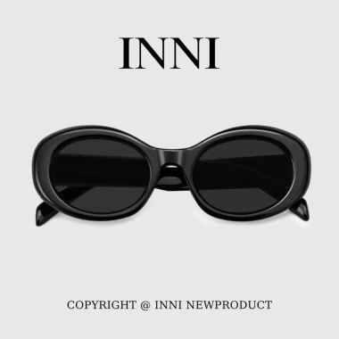 Kính Râm Phân Cực Oval INNI 3.948 Retro Gọng Dày UV400 – Nữ Giá 249k 10
