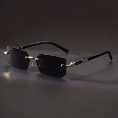 Kính râm UV400 không khung cắt viền màu thạch phong cách Châu Âu giá 81.000₫ 5
