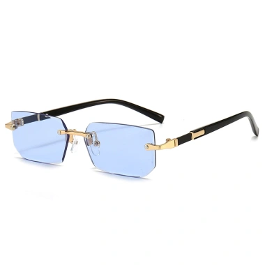Kính râm UV400 không khung cắt viền màu thạch phong cách Châu Âu giá 81.000₫ 8
