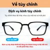 Kính thuốc gọng vuông 0-525 độ, chặn ánh sáng xanh, bảo vệ bức xạ cho học sinh 2