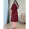Kịp Tết Set áo dài cách tân nữ S.173 cổ tàu tay lửng dáng rộng 2 nơ vai - Giá ưu đãi 225k 6