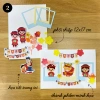 Kit thiệp Tết Chúc Mừng Năm Mới 02 thiệp - Giá ưu đãi 72.000đ, thiết kế sang trọng, in chất lượng 3